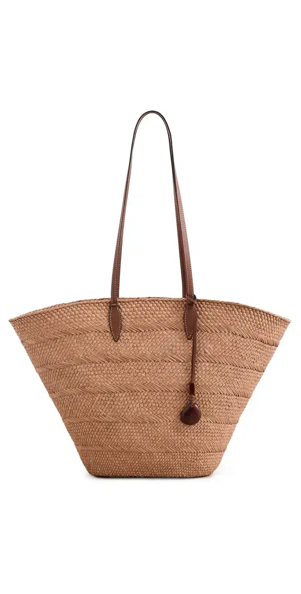Hunting Season The Large Trapeze Basket Nuez/Cognac One Size