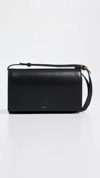 Vince Wallet On A Strap Black One Size | Thumbnail 2