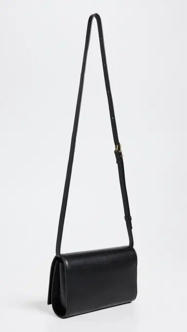 Vince Wallet On A Strap Black One Size | Thumbnail 5