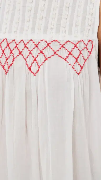 Damson Madder Ambrose Midi Night Dress | Thumbnail 5 Damson Madder Ambrose Midi Night Dress | Thumbnail 5