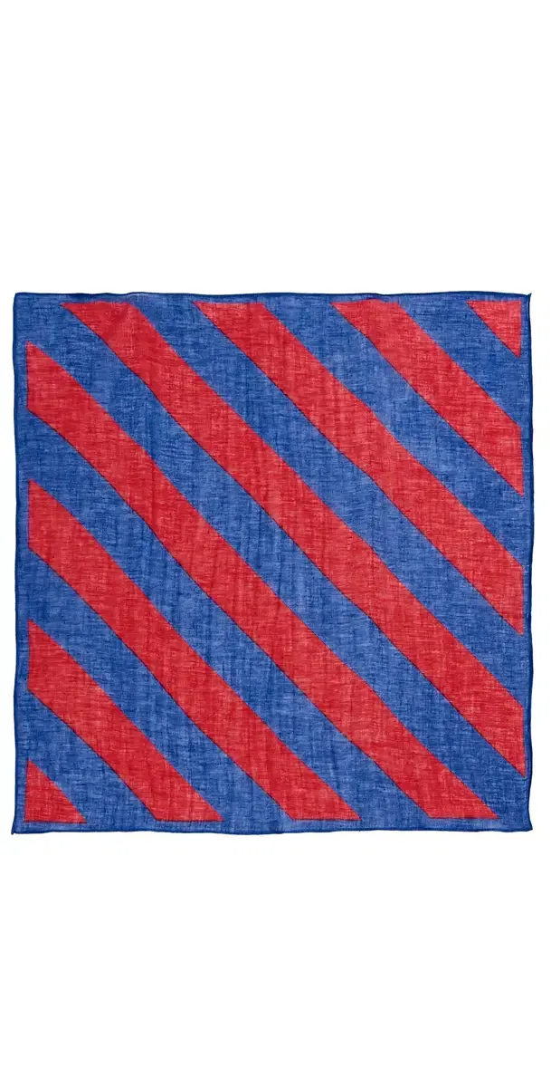 Polo Ralph Lauren Rugby Bandana Stripe Scarf Red/Blue One Size