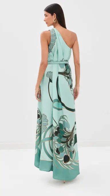 La DoubleJ Roy Silk Dress Blooming Tulip Placee L | Thumbnail 3