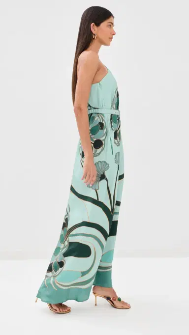 La DoubleJ Roy Silk Dress Blooming Tulip Placee L | Thumbnail 4