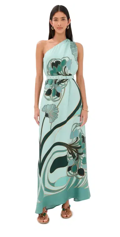 La DoubleJ Roy Silk Dress Blooming Tulip Placee L | Thumbnail 1