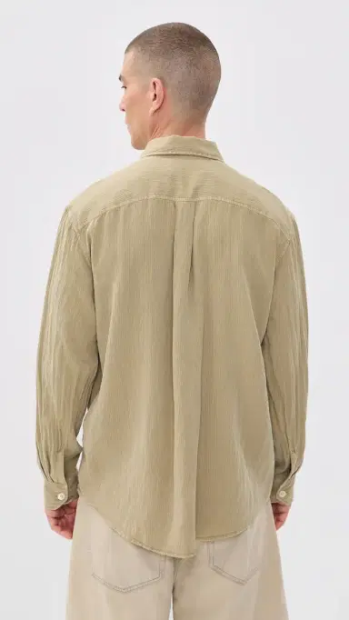 Our Legacy Beyond Shirt Sage Haze Ceremony Viscose | Thumbnail 3 Our Legacy Beyond Shirt Sage Haze Ceremony Viscose | Thumbnail 3