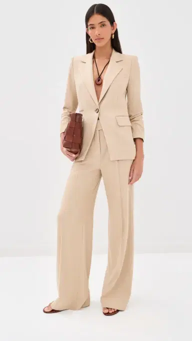 Veronica Beard Marbeau Pants Stone Khaki 8 | Thumbnail 5 Veronica Beard Marbeau Pants Stone Khaki 8 | Thumbnail 5