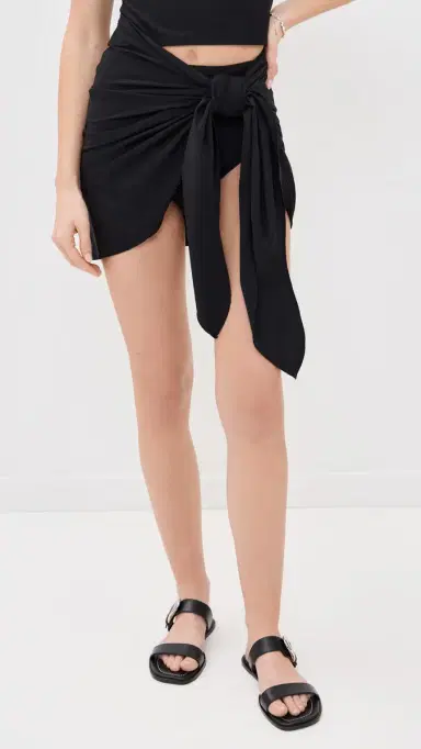 Stylest DreamSculpt Swim Sarong Caviar One Size | Thumbnail 2 Stylest DreamSculpt Swim Sarong Caviar One Size | Thumbnail 2