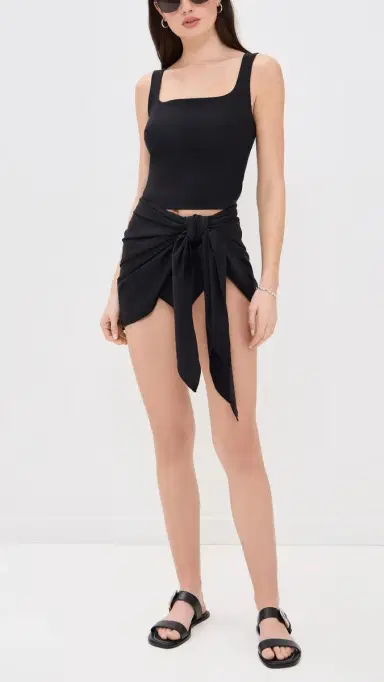 Stylest DreamSculpt Swim Sarong Caviar One Size | Thumbnail 5 Stylest DreamSculpt Swim Sarong Caviar One Size | Thumbnail 5
