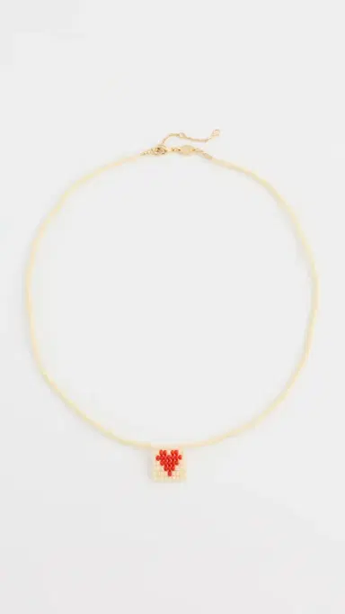 ANNI LU You Are Loved Necklace Ecru | Thumbnail 2 ANNI LU You Are Loved Necklace Ecru | Thumbnail 2