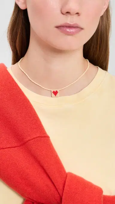 ANNI LU You Are Loved Necklace Ecru | Thumbnail 3 ANNI LU You Are Loved Necklace Ecru | Thumbnail 3
