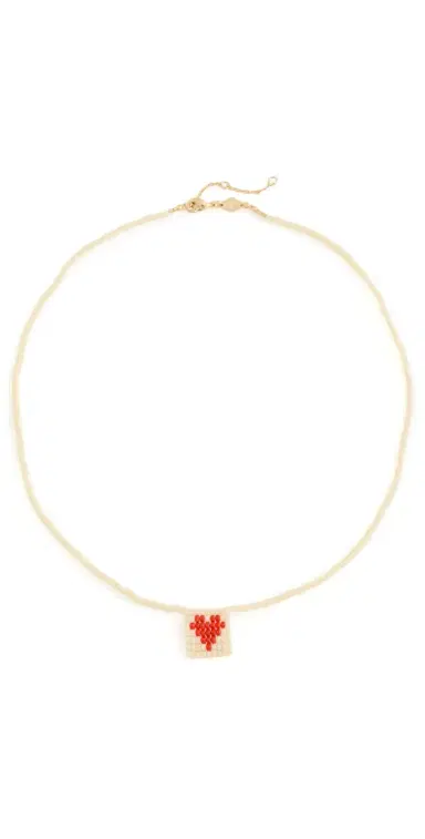 ANNI LU You Are Loved Necklace Ecru | Thumbnail 1 ANNI LU You Are Loved Necklace Ecru | Thumbnail 1