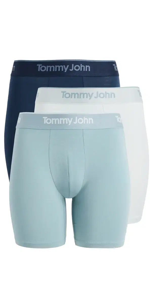 econd kin 6 Boxer Briefs 3 Pack Dress Blues/Iceflow/tone Blue