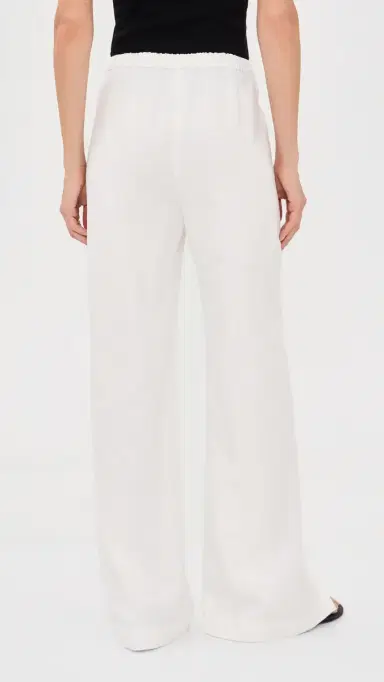 ENZA COSTA Twill Slash Pants Off White 3 | Thumbnail 3