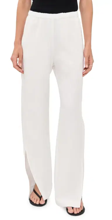 ENZA COSTA Twill Slash Pants Off White 3 | Thumbnail 1