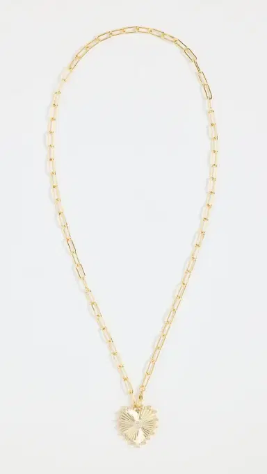 By Adina Eden Pave Accented Heart Pendant Lariat Necklace Gold One Size | Thumbnail 4