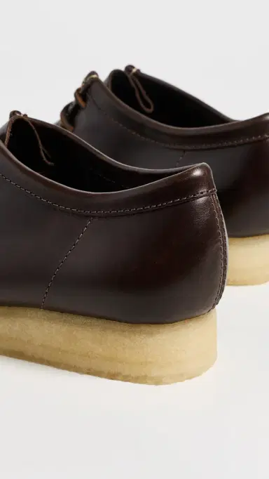 Clarks Wallabee Leather Shoes Dark Brown Leather | Thumbnail 3 Clarks Wallabee Leather Shoes Dark Brown Leather | Thumbnail 3