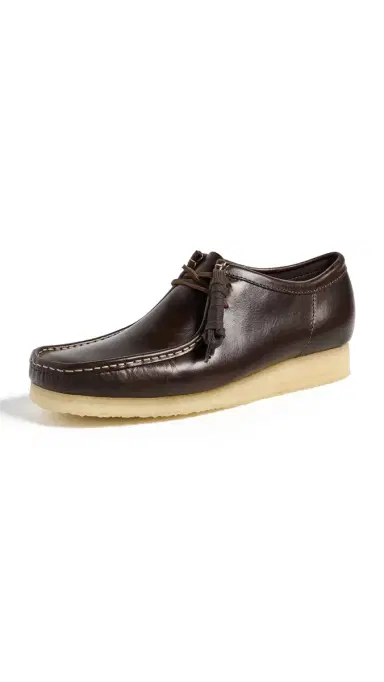 Clarks Wallabee Leather Shoes Dark Brown Leather | Thumbnail 6 Clarks Wallabee Leather Shoes Dark Brown Leather | Thumbnail 6