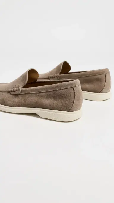 BOSS Sienne Suede Loafers Medium Beige | Thumbnail 3