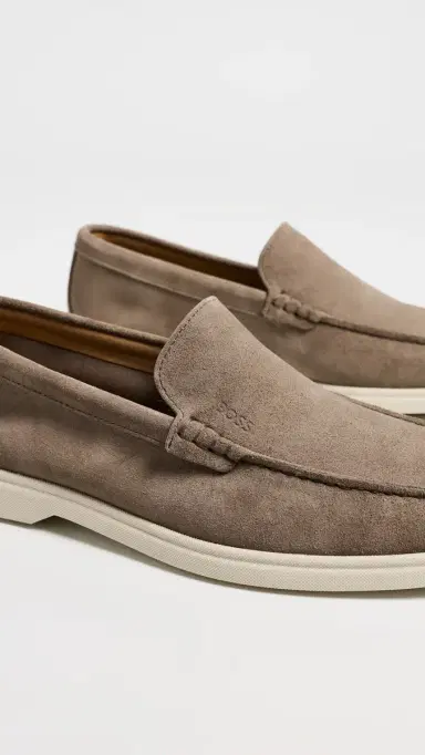 BOSS Sienne Suede Loafers Medium Beige | Thumbnail 5