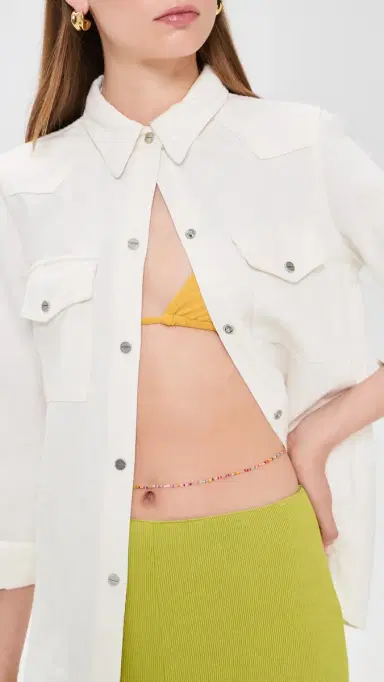ANNI LU String of Joy Belly Chain Golden One Size | Thumbnail 3 ANNI LU String of Joy Belly Chain Golden One Size | Thumbnail 3