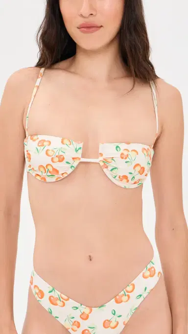 Montce Cherry herbet imonette Bikini Top Cherry herbet | Thumbnail 2