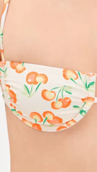 Montce Cherry herbet imonette Bikini Top Cherry herbet | Thumbnail 6