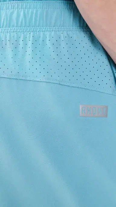 Rhone Lined Backspin Shorts 7 Azure Blue | Thumbnail 6