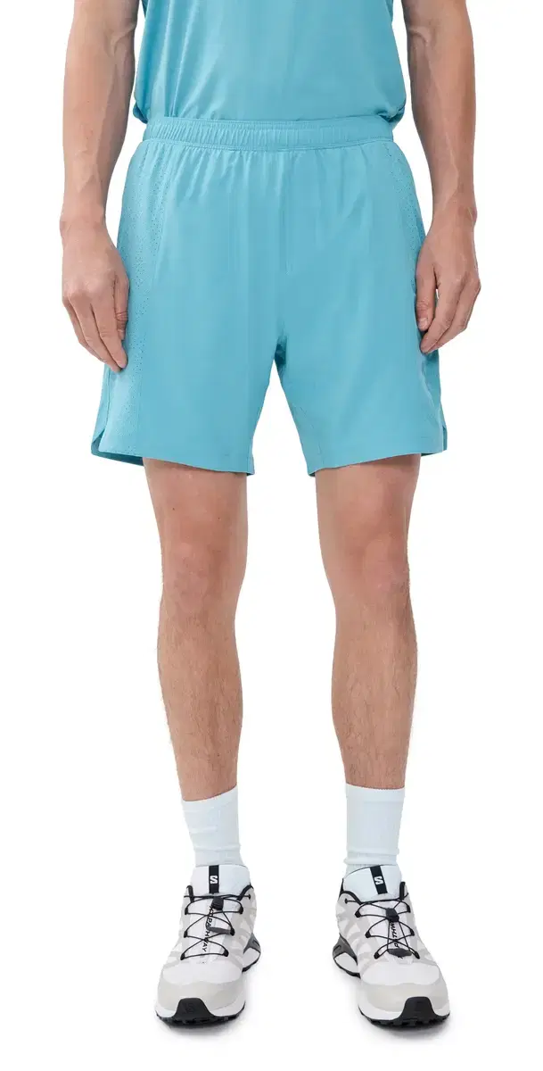 Rhone ined Backspin Shorts 7 Azure Blue