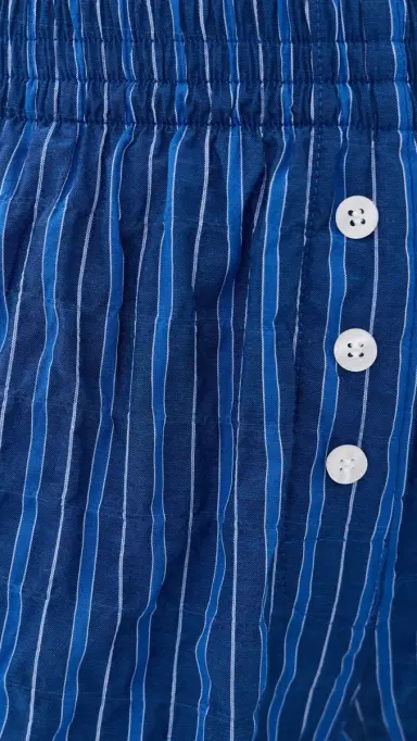 LE BOP Cecilia Shorts Blue Stripe | Thumbnail 6 LE BOP Cecilia Shorts Blue Stripe | Thumbnail 6