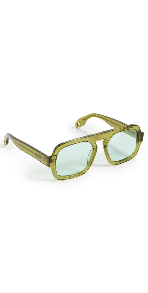 Jane Sunglasses Olive Green One Size
