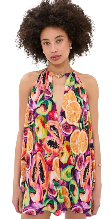 Show Me Your Mumu Lucille Mini Dress Fruit Slices M | Thumbnail 1