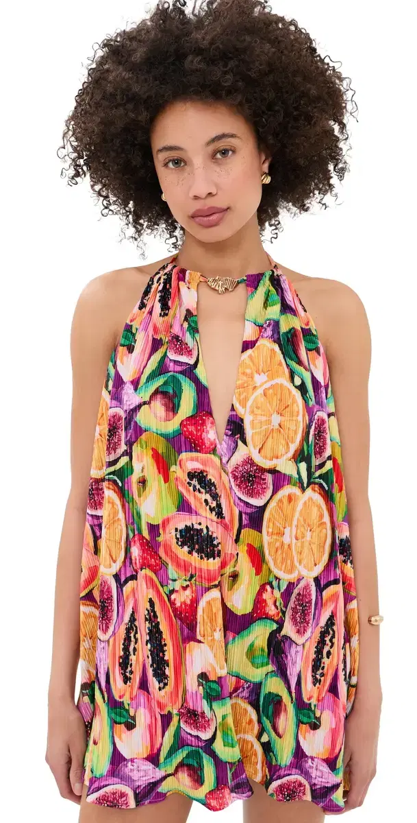 Lucille Mini Dress Fruit lices