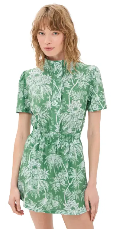 Byrdie Golf Social Wear Dockside Dress Fairway Sage Rpt | Thumbnail 1 Byrdie Golf Social Wear Dockside Dress Fairway Sage Rpt | Thumbnail 1