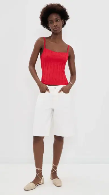 Staud Skye Tank Tomato M | Thumbnail 5