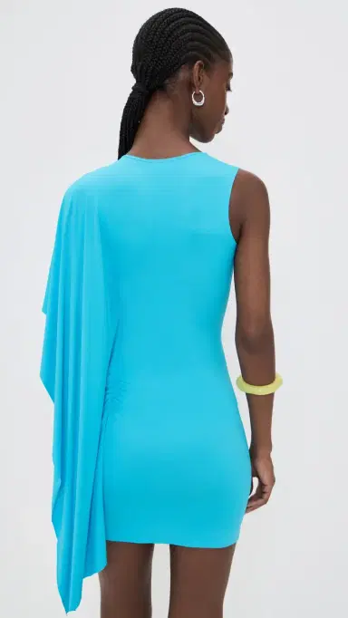 Cultnaked uminary Dress In Aqua Blue | Thumbnail 3