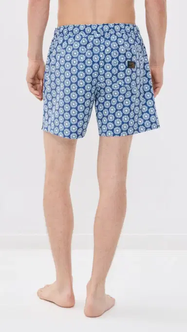 Faherty All Day Trunks 6 Blue Cream uns | Thumbnail 3