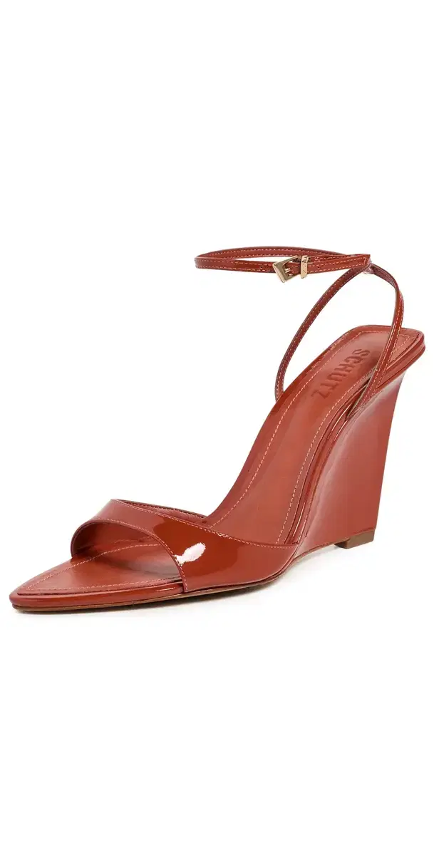 Schutz Elodie Wedges Sunset Ochre
