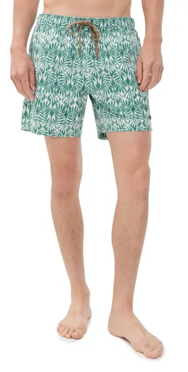 Faherty All Day Trunks 6 Biscayne eafy Vine | Thumbnail 1