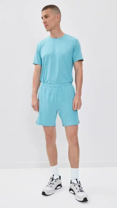 Rhone Backspin Tee Azure Blue L | Thumbnail 5