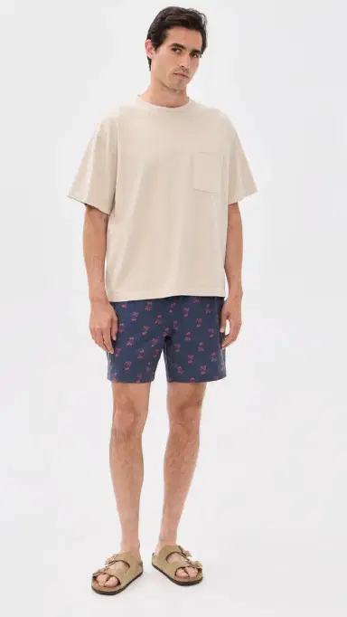 Fair Harbor x Foot Joy Bayberry Swim Trunks 7 Island Ace | Thumbnail 5