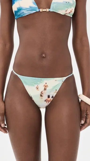 Cult Gaia Anoki Bikini Bottoms Rio Beach Print | Thumbnail 2