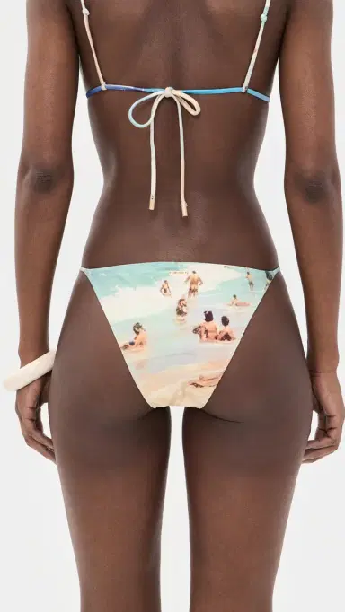 Cult Gaia Anoki Bikini Bottoms Rio Beach Print | Thumbnail 3