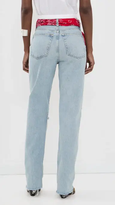 RE/DONE 90s High Rise Loose Jeans Silver Springs | Thumbnail 3