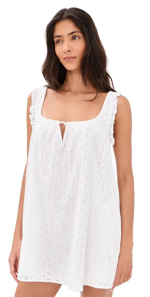 ini oo Dress White Eyelet