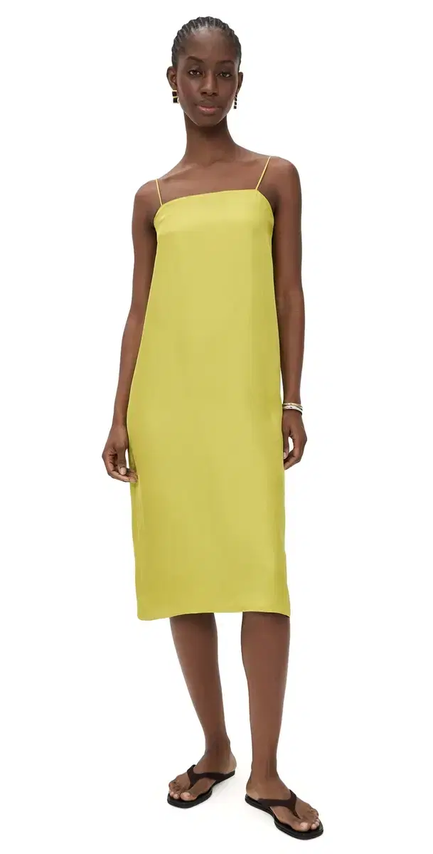 Comme Si Everyday ilk Dress Chartreuse