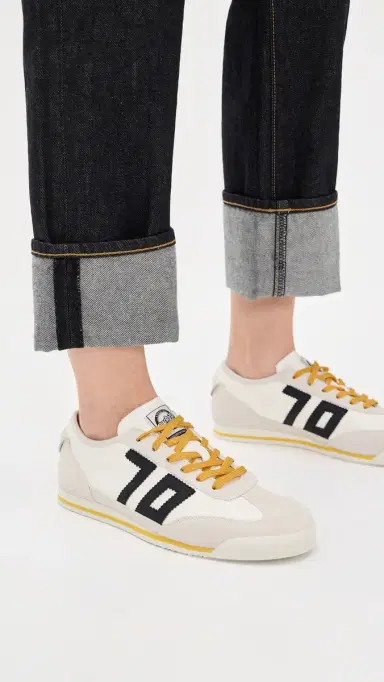 Back 70 Leon Sneakers White Black | Thumbnail 3 Back 70 Leon Sneakers White Black | Thumbnail 3