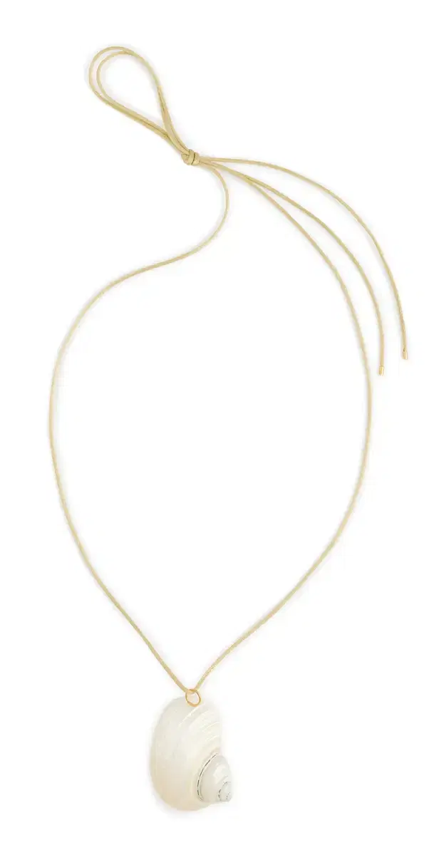 Anni Lu Shell On A String Necklace Vanilla One Size