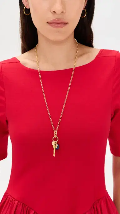 ANNI LU Swimclub Necklace Gold One Size | Thumbnail 3