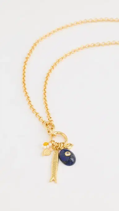 ANNI LU Swimclub Necklace Gold One Size | Thumbnail 4