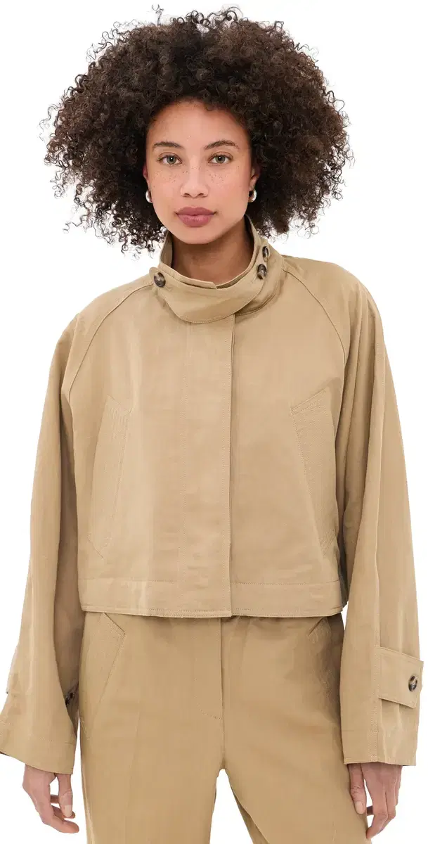 Helmut Lang Cropped Trench Coat Trench